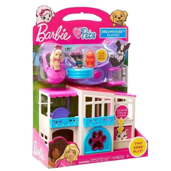 Barbie Pets Dreamhouse Playset Christmas Birthday Gifts For Girls Ages 3 And Up - Picture 4 of 4